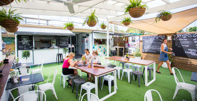 suburban cafe