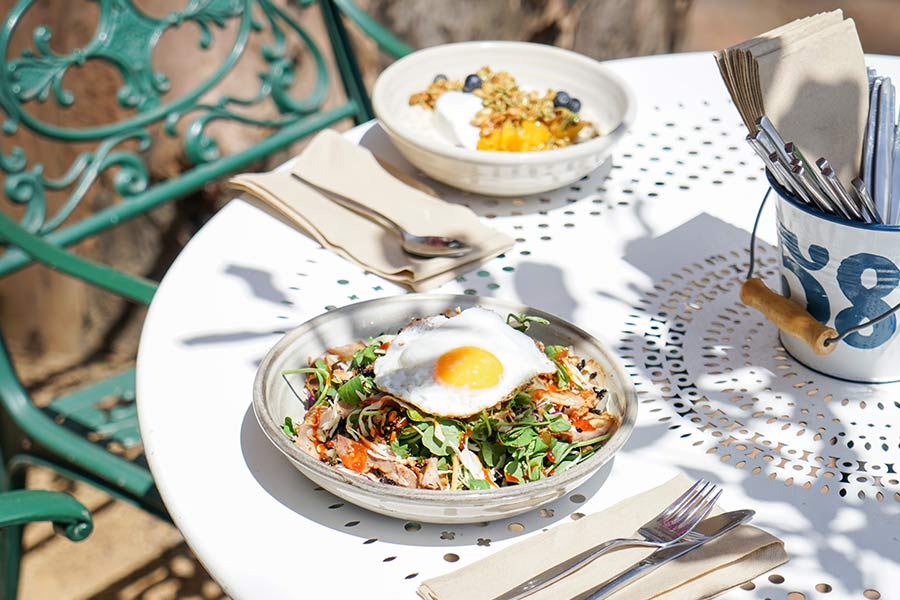 Victoria Park Bistro’s breakfast menu