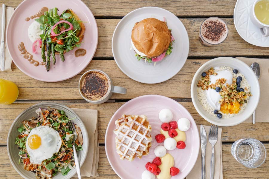 Victoria Park Bistro’s breakfast menu